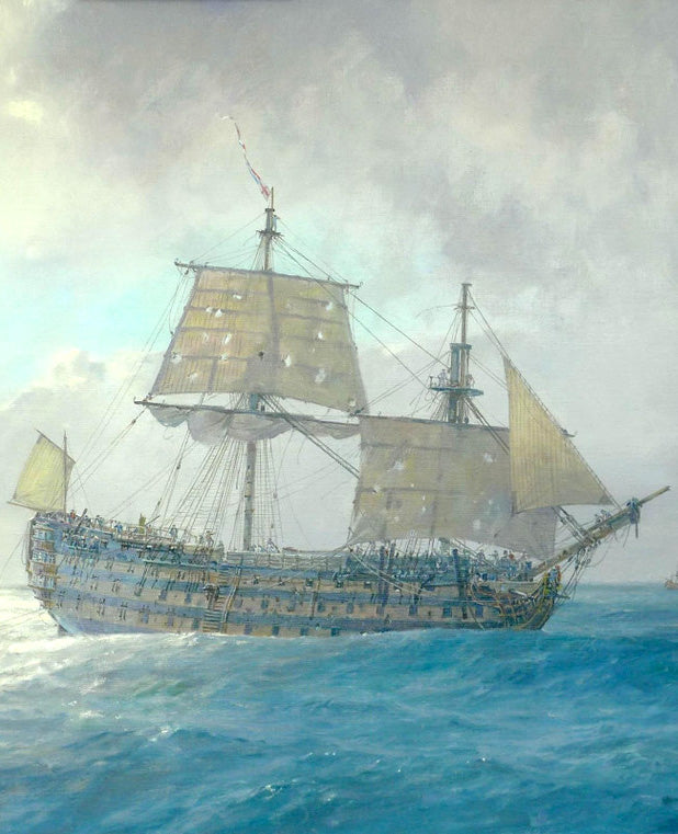 After the Great Battle - Oil on canvas by Geoff Hunt PPRSMA.