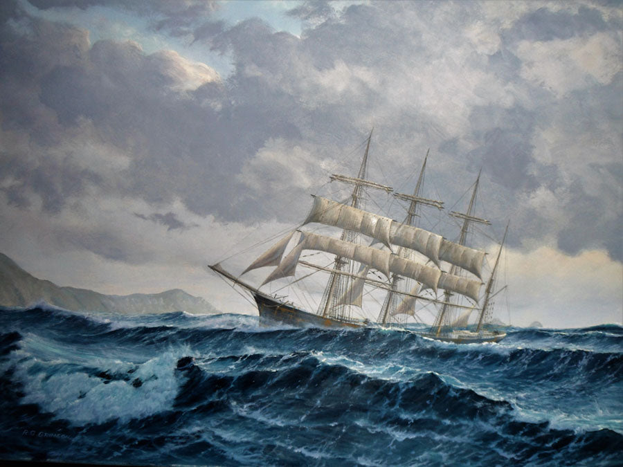 Heavy Sea in Cook Strait - Bob Grimson