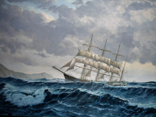 Heavy Sea in Cook Strait - Bob Grimson