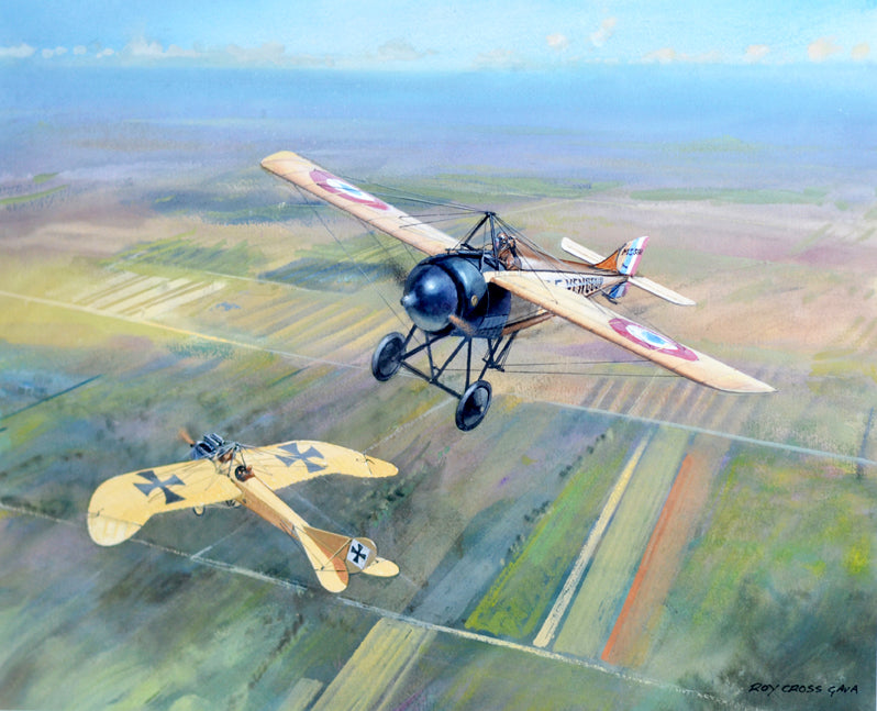 Roy Cross Aviation Art - Before the Fokker