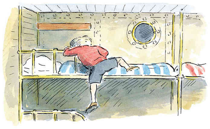 Bunk bed at Sea - Edward Ardizzone