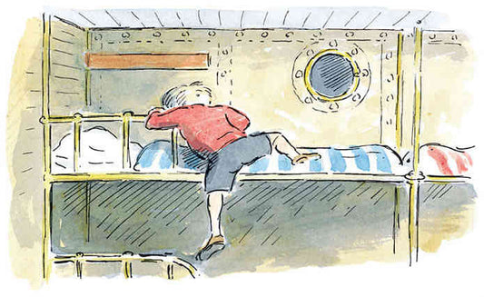 Bunk bed at Sea - Edward Ardizzone