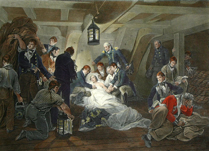 The Death of Nelson - Engraving after Arthur William Devis