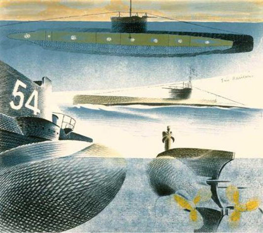 Different aspects of Submarines (1941) - Eric Ravilious