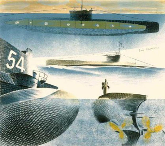Different aspects of Submarines (1941) - Eric Ravilious