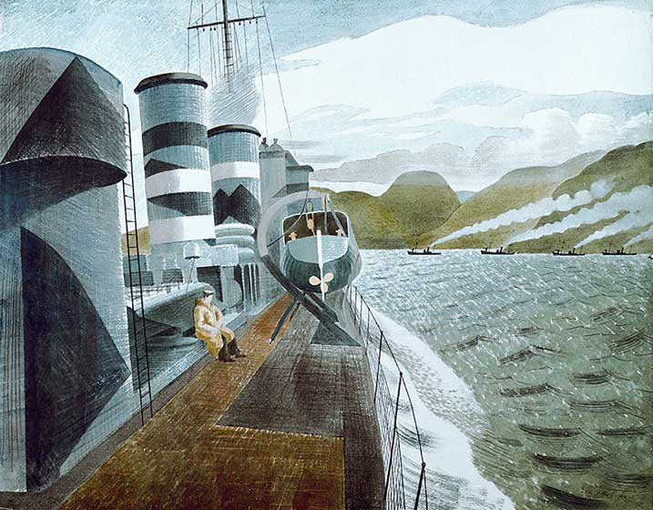 Leaving Scapa Flow - Eric Ravilious