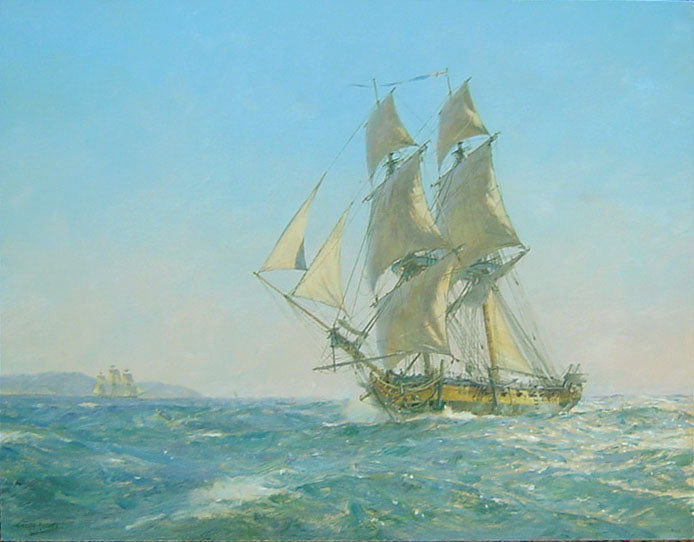 Command (Original) - Oil on canvas by Geoff Hunt RSMA.