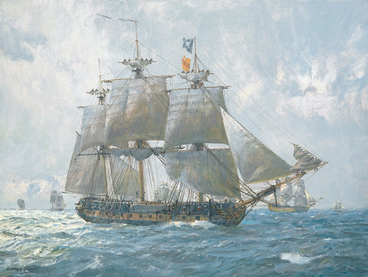 HMS Euryalus - 36-gun frigate - Geoff Hunt