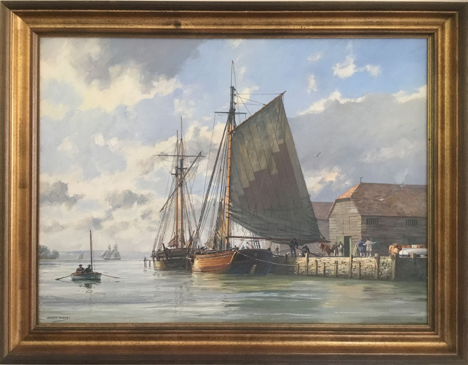 Lymington Quay - Geoff Hunt – Art Marine