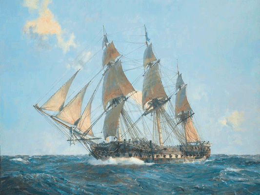 USS United States - 44-gun Heavy Frigate - Geoff Hunt