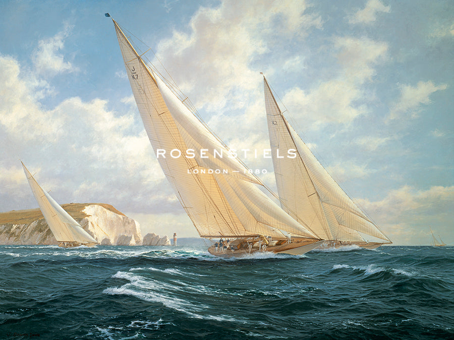 Velsheda off the Needles - Steven Dews