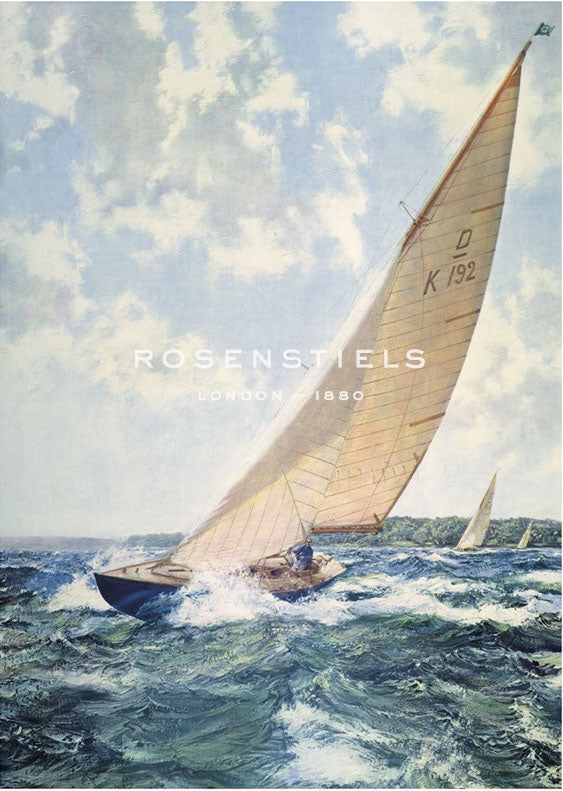 H.M Queen Elizabeth's Yacht - Montague Dawson