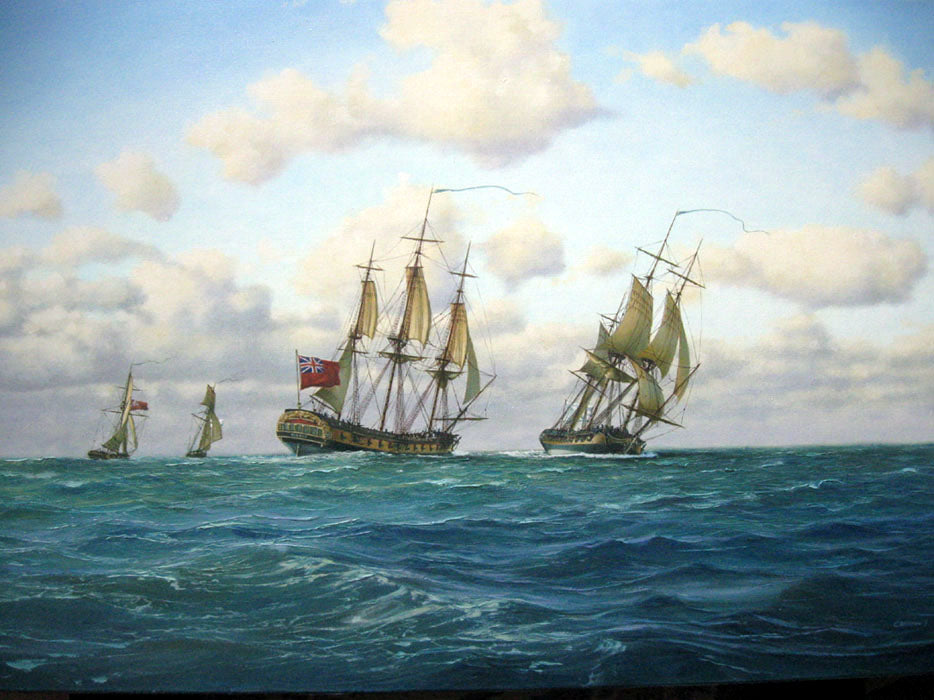 Engagement dans la Manche 6 Octobre 1779 - Carthau