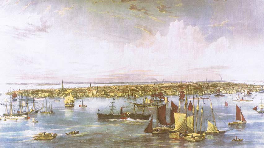 New York Harbour - JW Hill