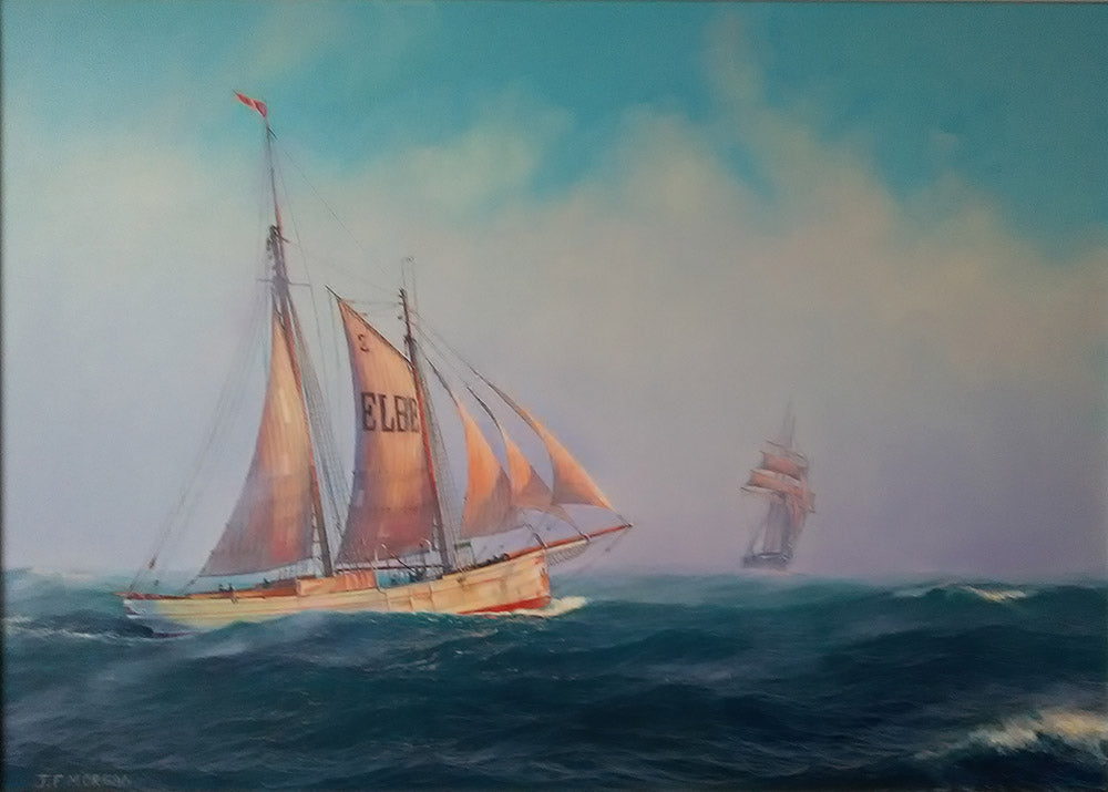 The Elbe Pilot Schooner on Station - Jenny Morgan RSMA