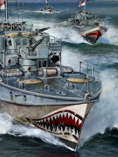 Fairmile D-Class MTBs in the North Sea  - Anthony Cowland