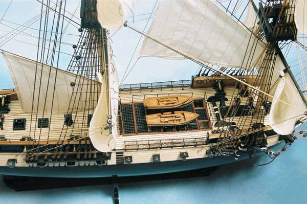 HMS Surprise - Scratch built model