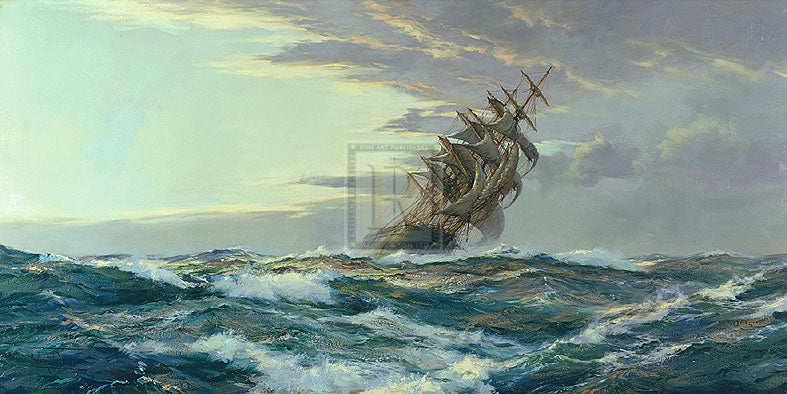 Clearing Skies - Montague Dawson