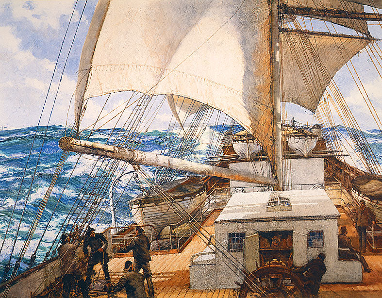 Gale Force Eight - Montague Dawson