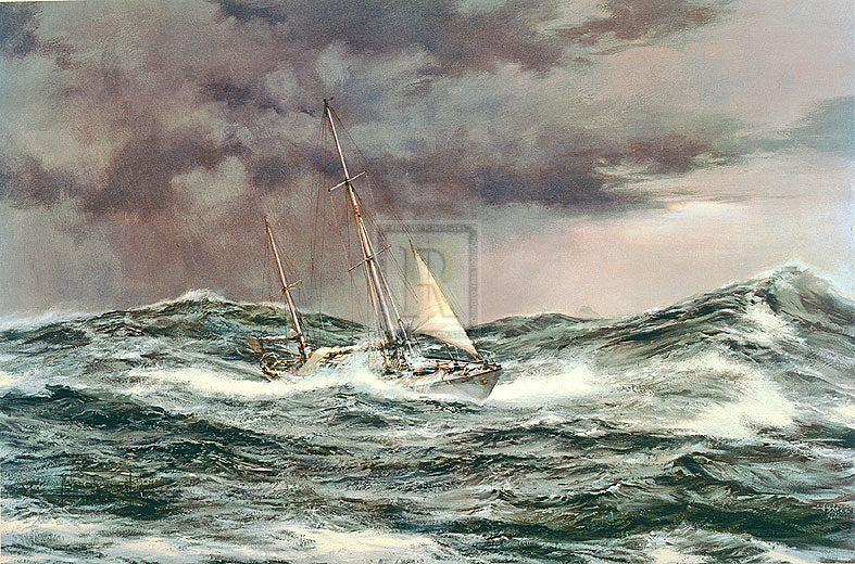 Horn Abeam - Montague Dawson