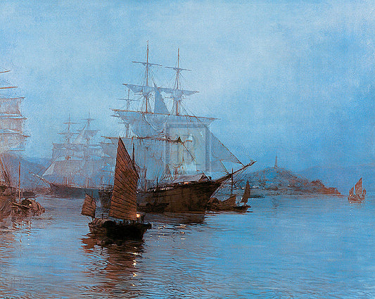 Pagoda Anchorage - Montague Dawson