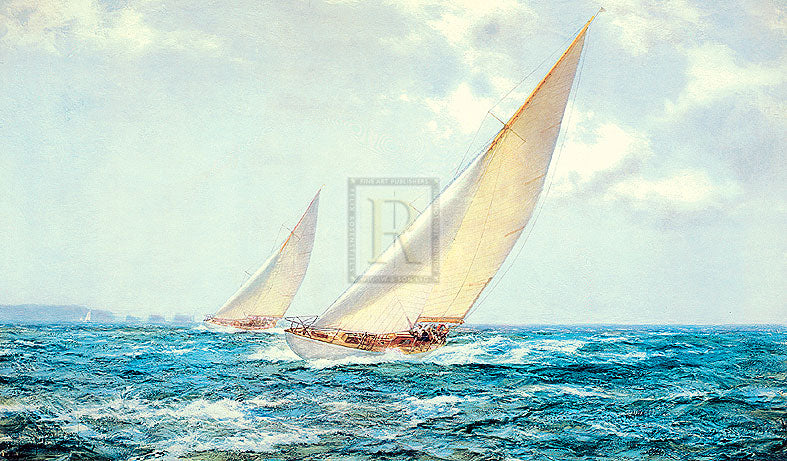 Summer Breezes off the Needles - Montague Dawson