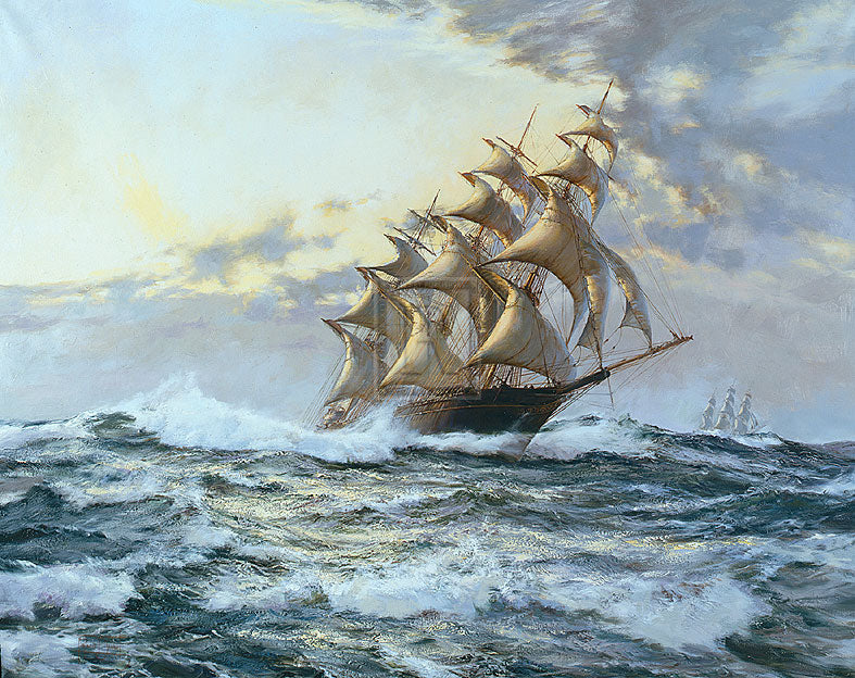 The Lightning - Montague Dawson