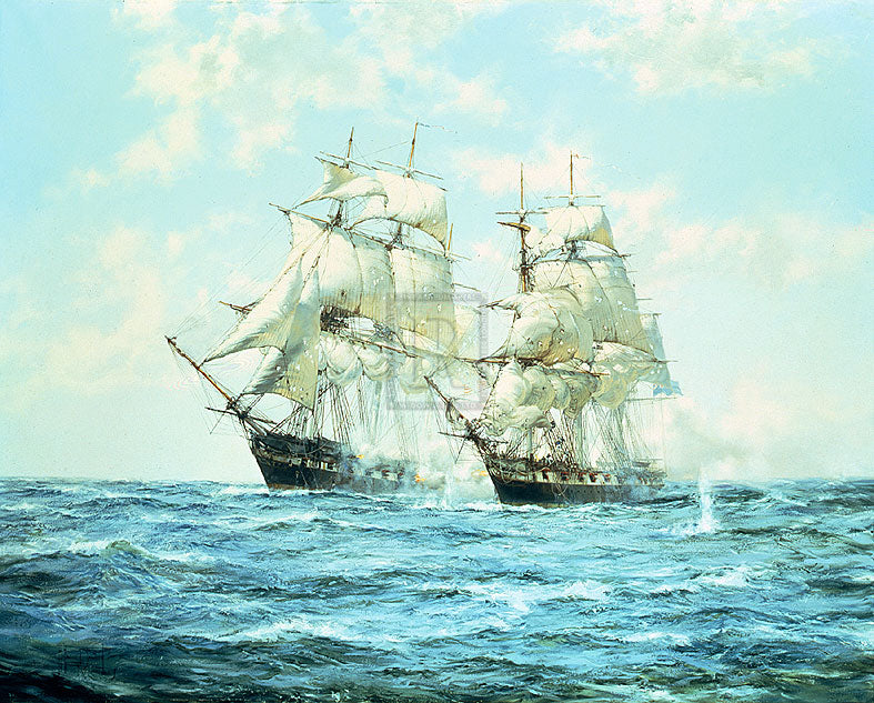 The President and 'The Little Bell' - Montague Dawson