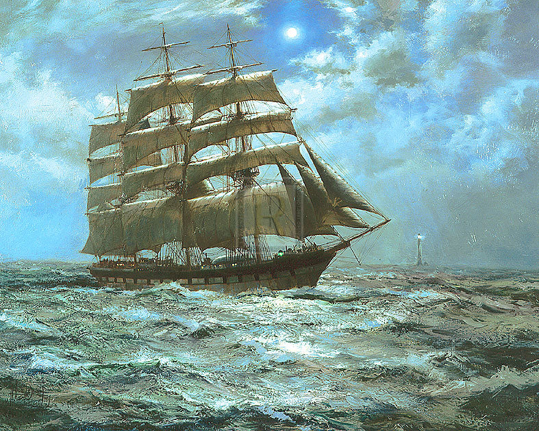 The Silver Moon - Montague Dawson