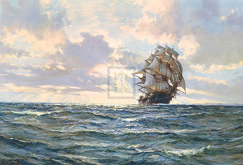 The Silvered Way - Montague Dawson