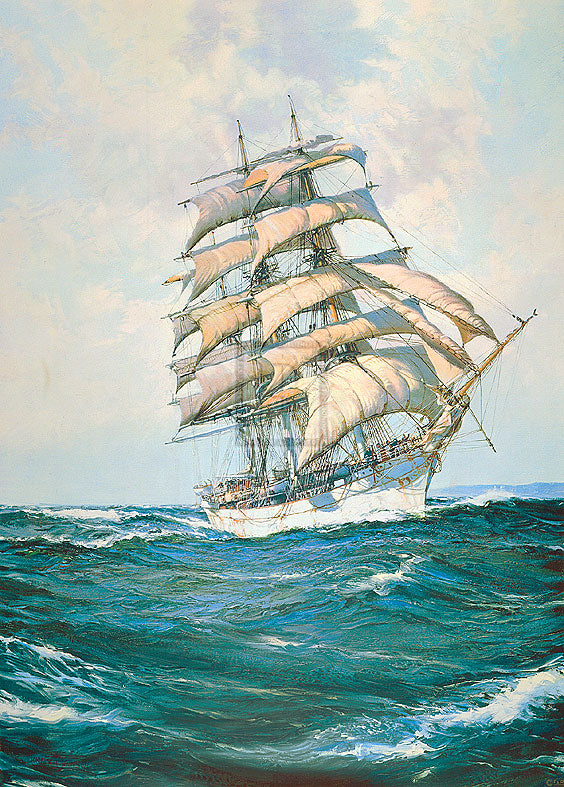 The White Clipper - Montague Dawson