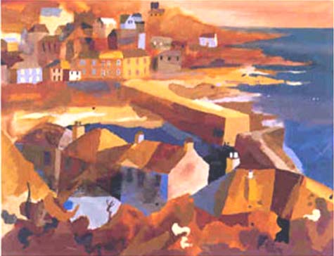 Warm Winter, Mousehole - Richard Tuff