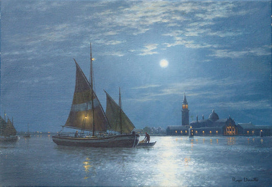Venice by Moonlight - Roger Desoutter RSMA