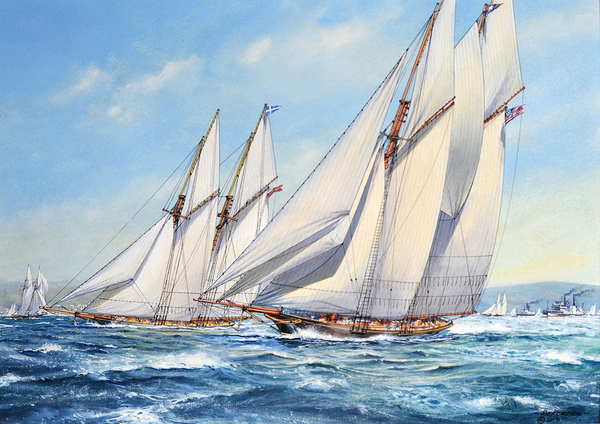 America's Cup 1876 - Roy Cross RSMA