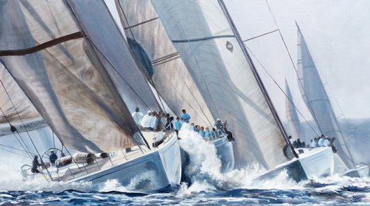 Swan Cup, approaching the Windward Mark - Sheena Bevis-White