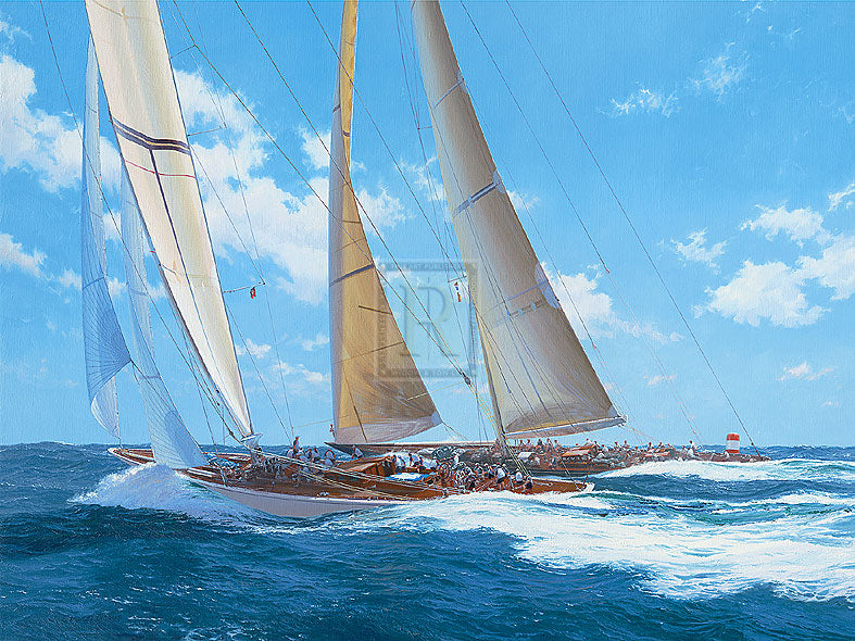 Round the Gybe Mark - Steven Dews