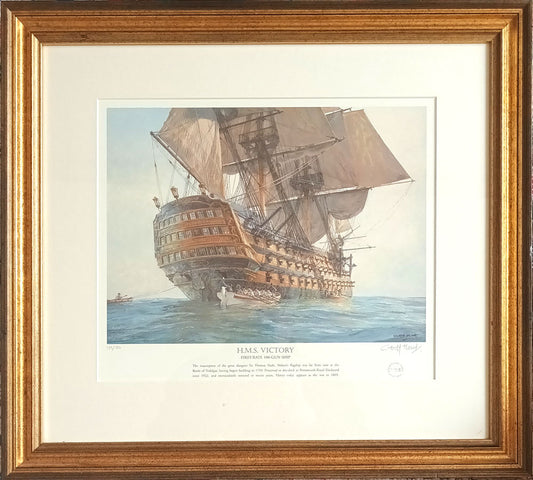 Framing of any Fighting Sail print on paper