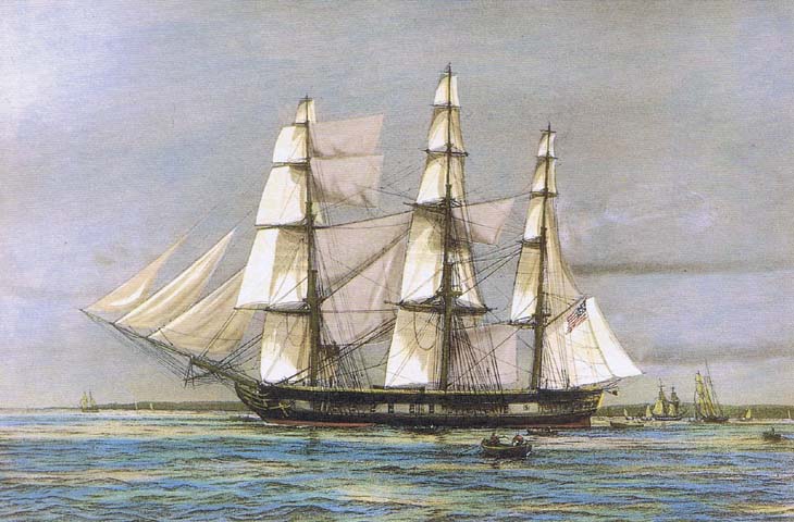 Constitution (Old Ironsides) - W.L. Wyllie