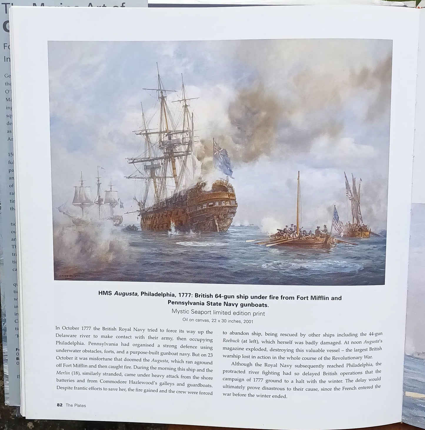 HMS Augusta, Philadelphia 1777 - Geoff Hunt PPRSMA