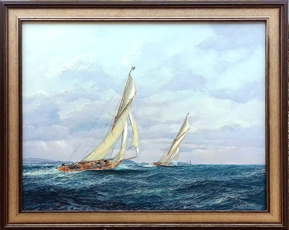 Jenny Morgan RSMA - A Cracking Breeze - Racers in East Solent