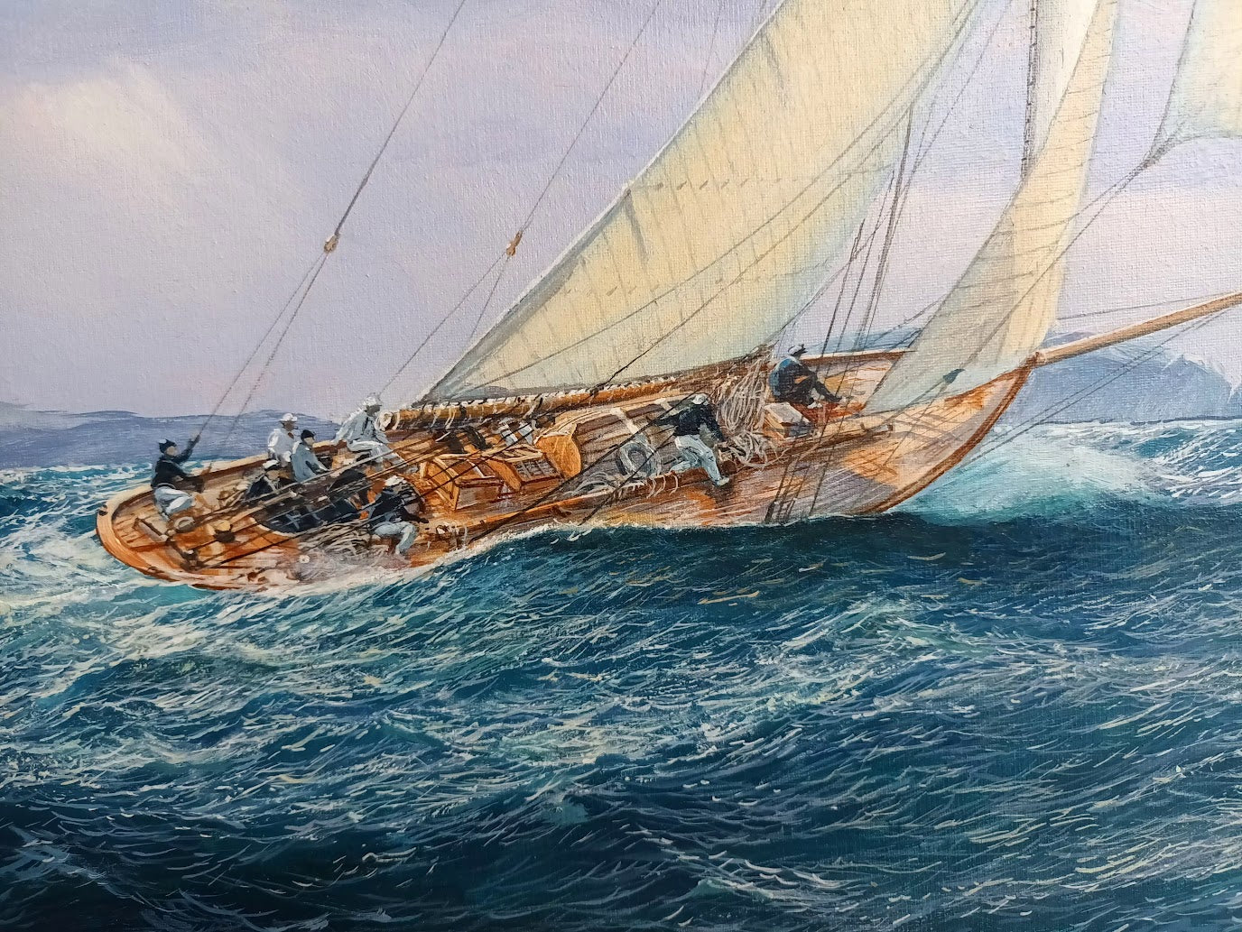 Jenny Morgan RSMA - A Cracking Breeze - Racers in East Solent