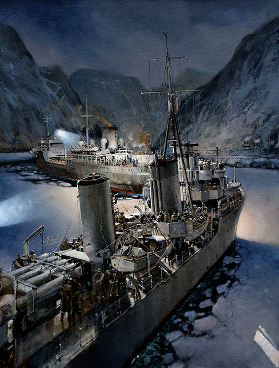 HMS Cossack - Anthony Cowland – Art Marine