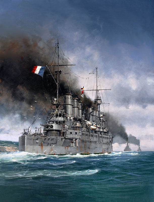 The French armoured cruiser Ernest Renan   - Anthony Cowland