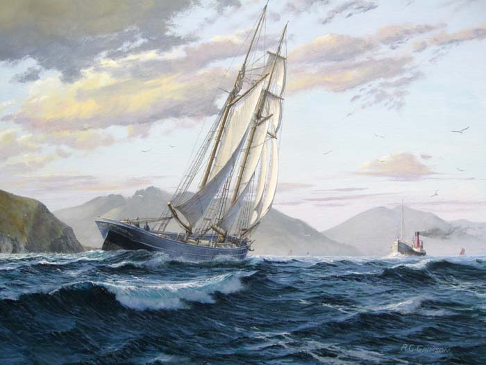 Inter island trade, the schooner Mary Stewart - Bob Grimson