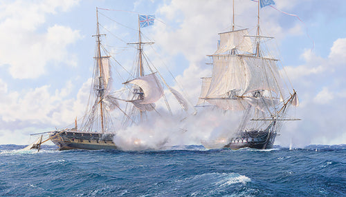 USS Constitution defeats HMS Guerriere - Steven Dews