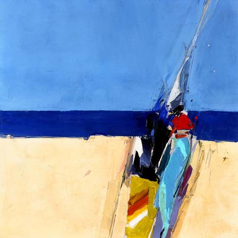 Summer Beachscape - Donald Hamilton Fraser R.A.