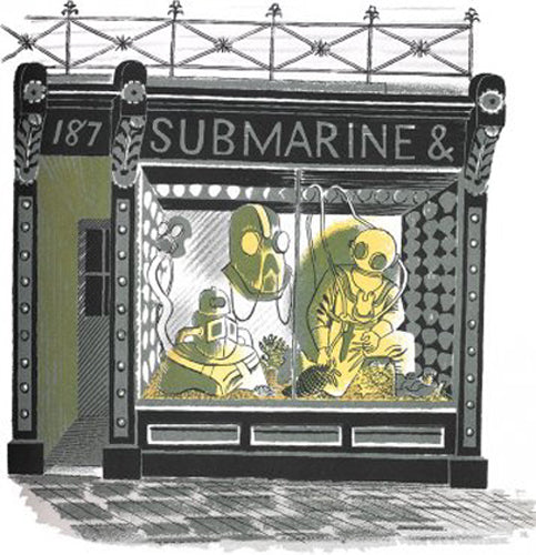 Submarine Engineer - Eric Ravilious