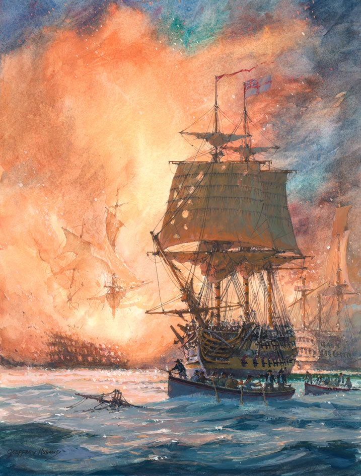 Tenacious at the Battle of the Nile - Geoffrey Huband