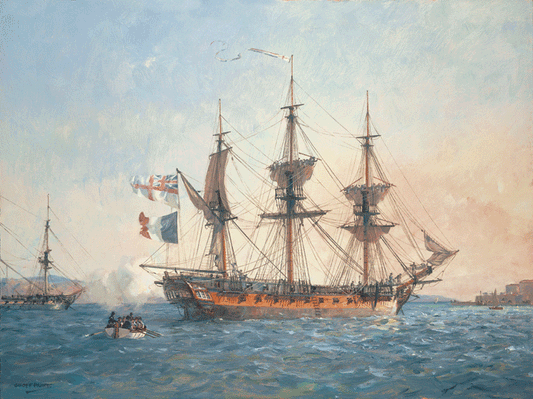 HMS Surprise - Captured French ship, rated Fifth-Rate - Geoff Hunt