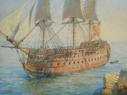 Santisima Trinidad First-Rate 136-Gun Ship - Geoff Hunt – Art Marine